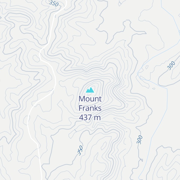 Map of Mount Franks