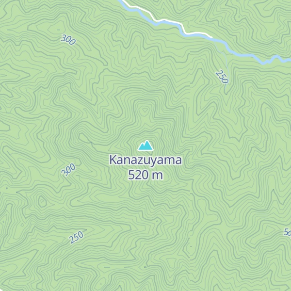 Map of Kanazuyama