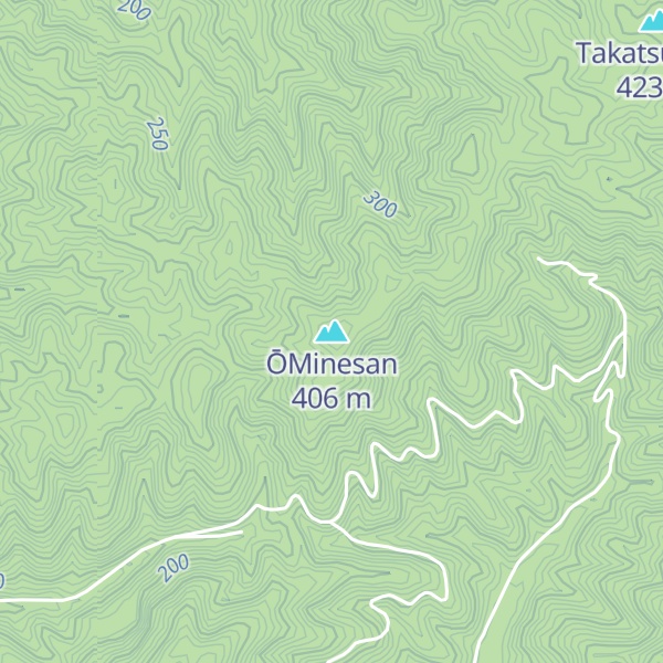 Map of ŌMinesan