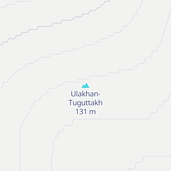 Map of Ulakhan-Tuguttakh