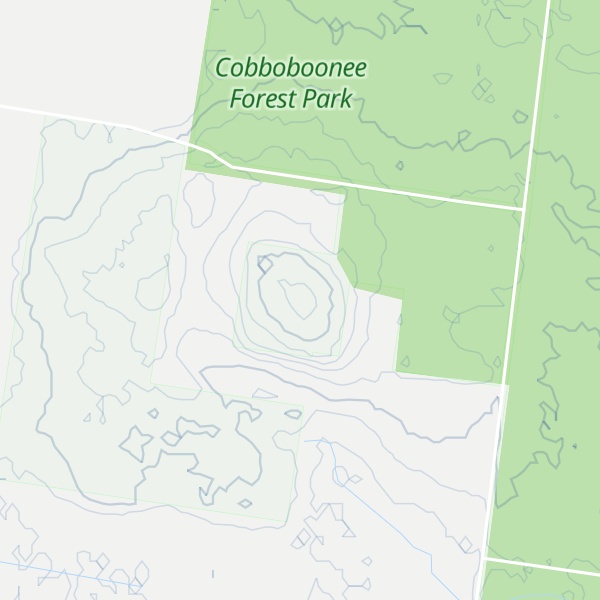 Map of Mount Kincaid