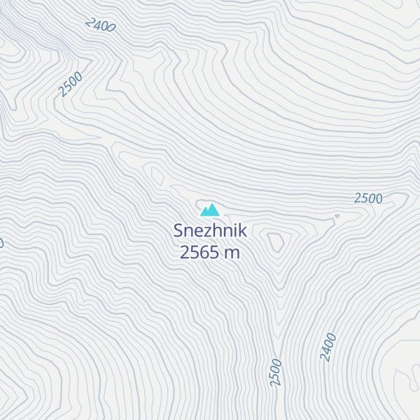 Map of Snezhnik