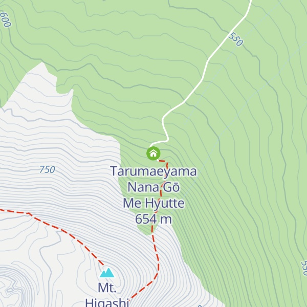 Map of Tarumaeyama Nana Gō Me Hyutte