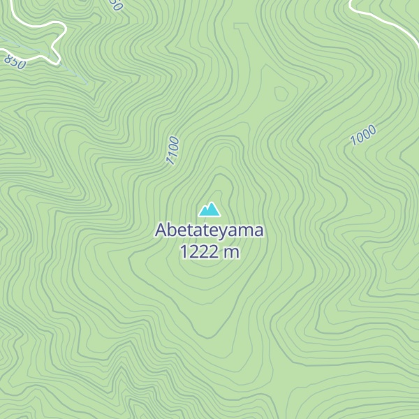 Map of Abetateyama