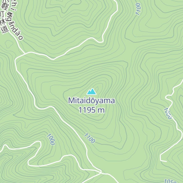 Map of Mitaidōyama