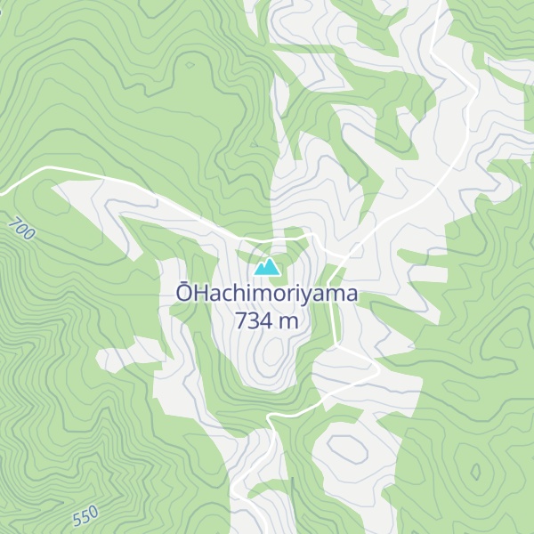 Map of ŌHachimoriyama
