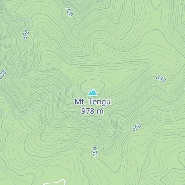 Map of Mt. Tengu