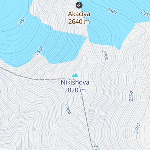 Map of Nikishova