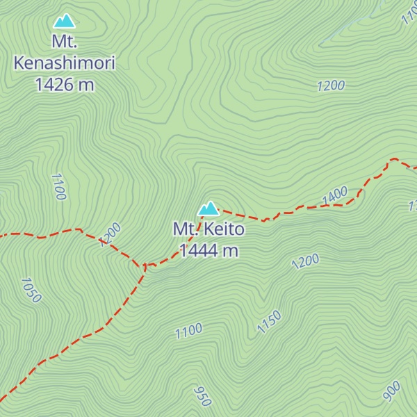 Map of Mt. Keito