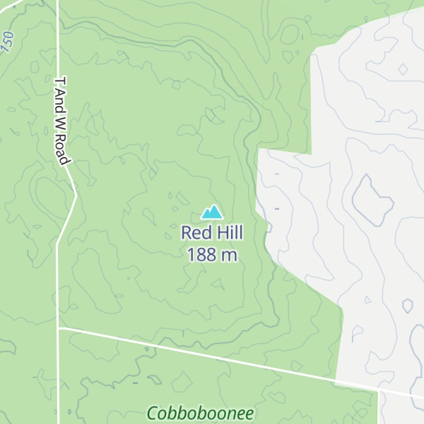 Map of Red Hill