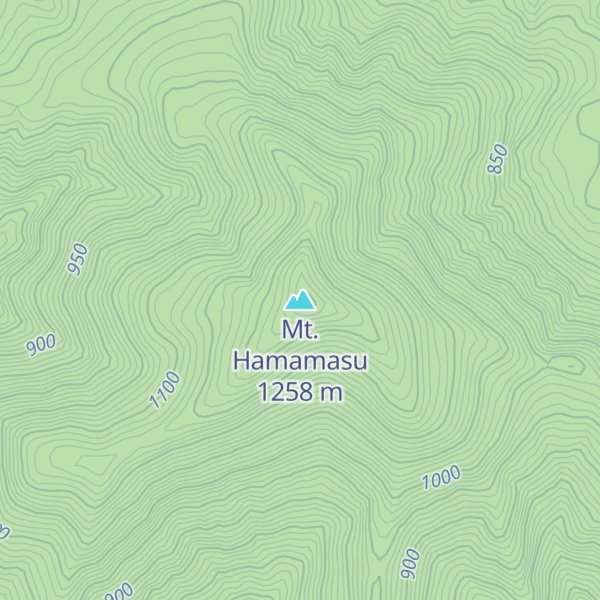 Map of Mt. Hamamasu