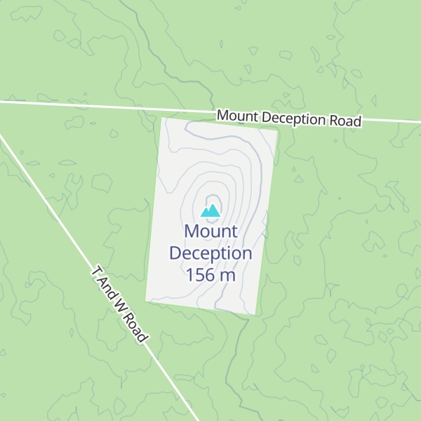 Map of Mount Deception