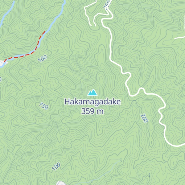 Map of Hakamagadake