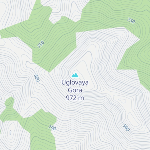 Map of Uglovaya Gora