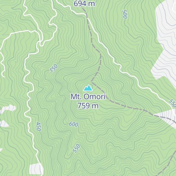 Map of Mt. Omori