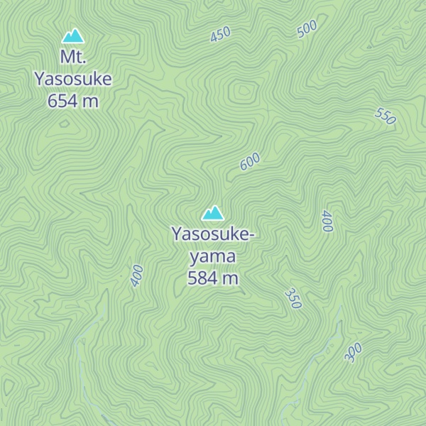 Map of Yasosuke-yama