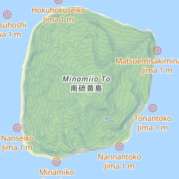 Map of South Iwo Jima HP