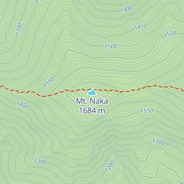 Map of Mt. Naka