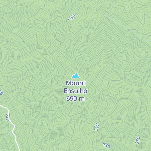 Map of Mount Ensuiho