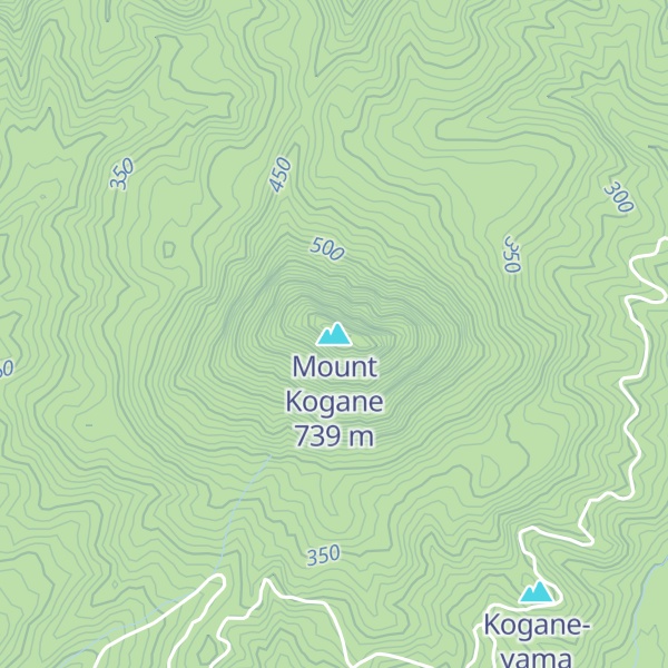 Map of Mount Kogane
