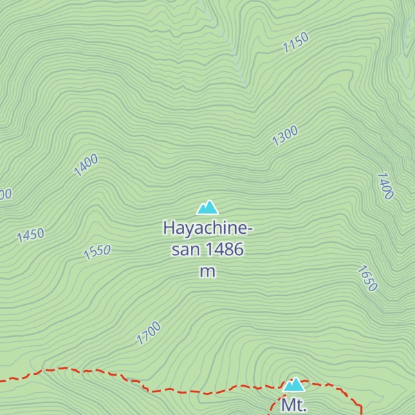 Map of Hayachine-san