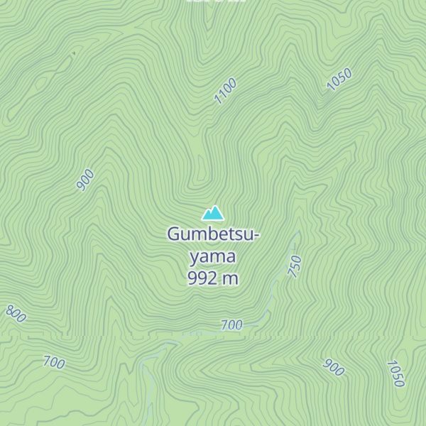 Map of Gumbetsu-yama