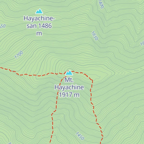 Map of Hayachine Sanchohinangoya
