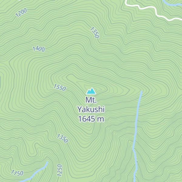 Map of Mt. Yakushi