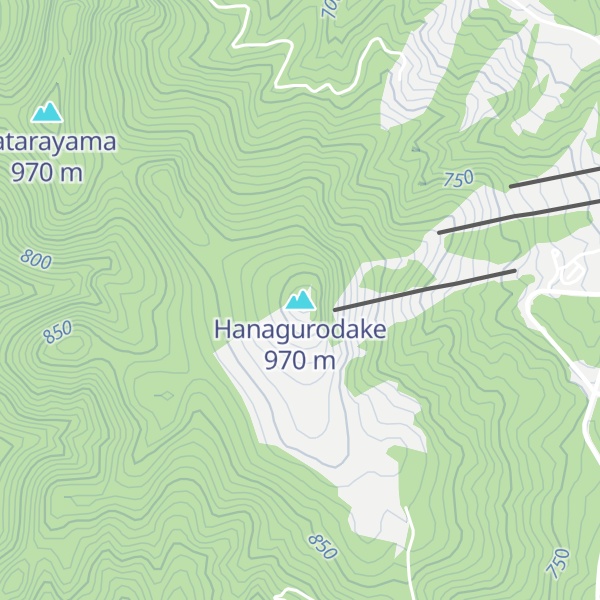Map of Hanagurodake