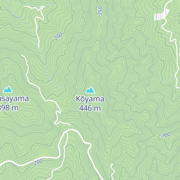 Map of Kōyama