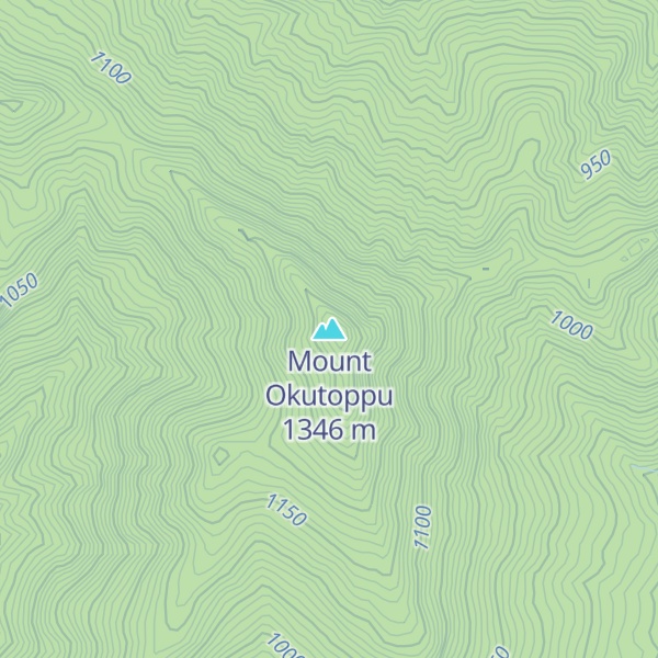 Map of Mount Okutoppu
