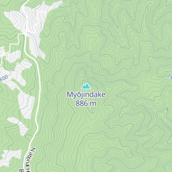 Map of Myōjindake
