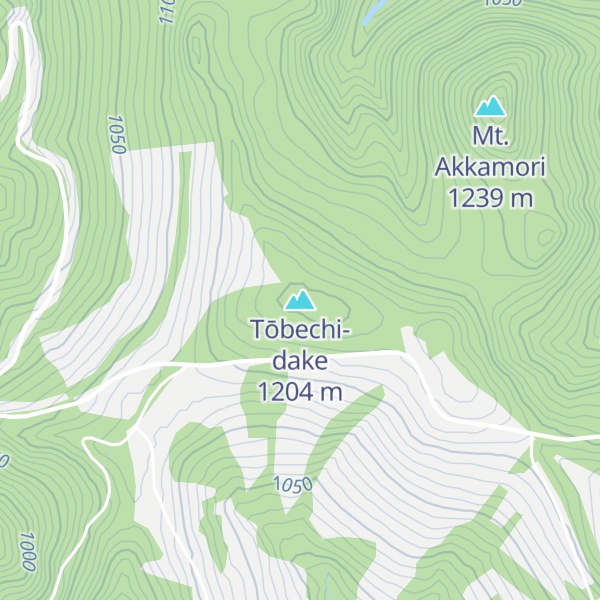 Map of Tōbechi-dake