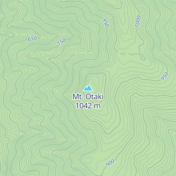 Map of Mt. Otaki