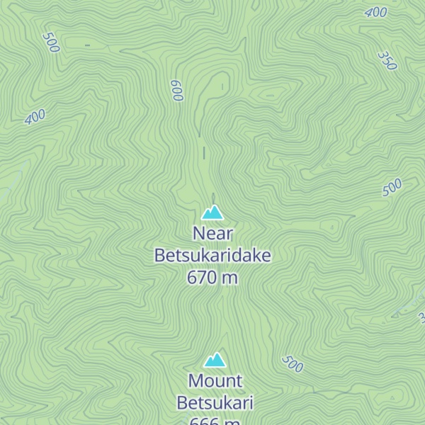 Map of Near Betsukaridake
