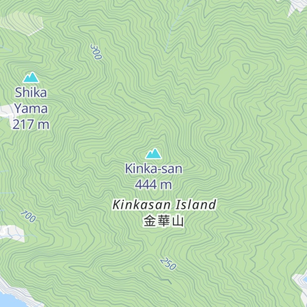Map of Kinka-san