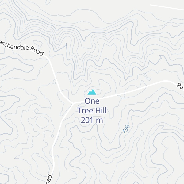 Map of One Tree Hill