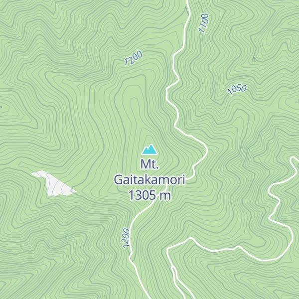 Map of Mt. Gaitakamori