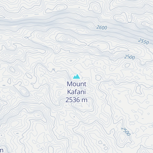 Map of Mount Kafani