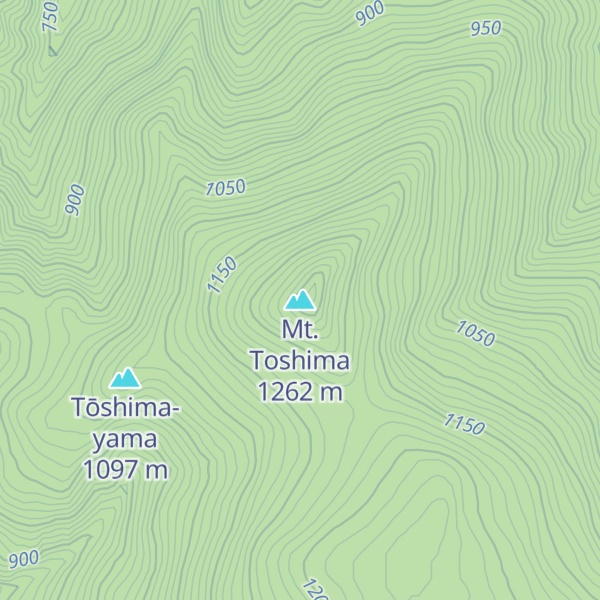 Map of Mt. Toshima