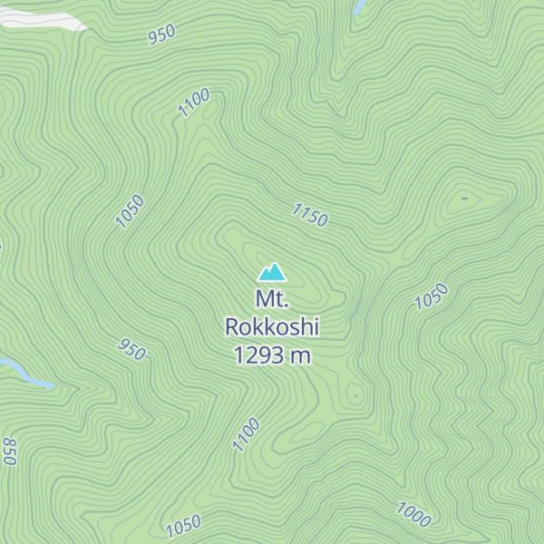 Map of Mt. Rokkoshi