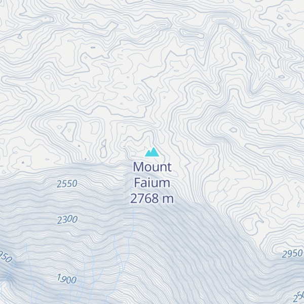 Map of Mount Faium