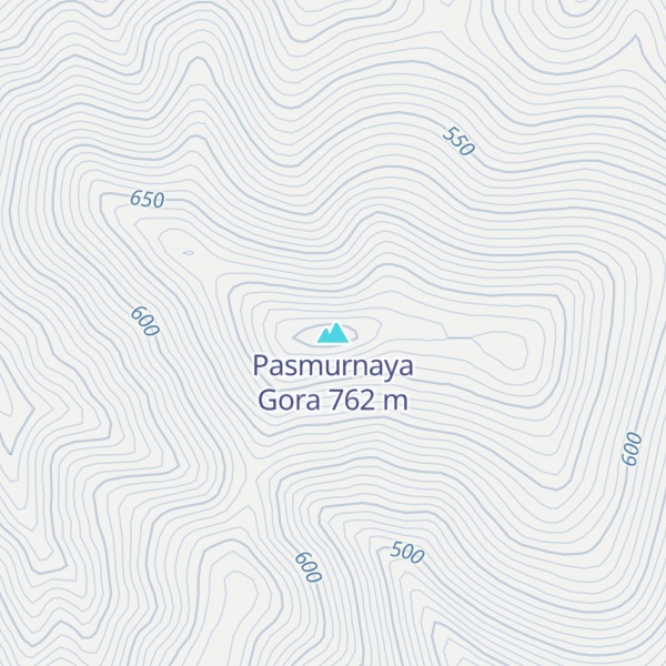Map of Pasmurnaya Gora
