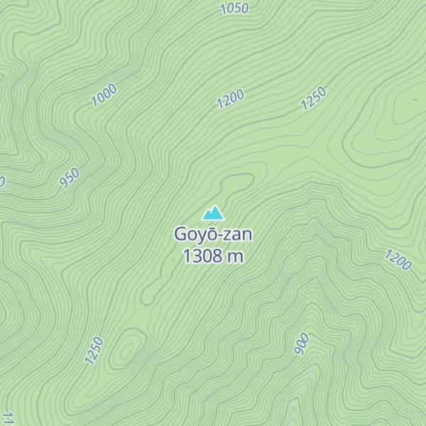 Map of Goyō-zan