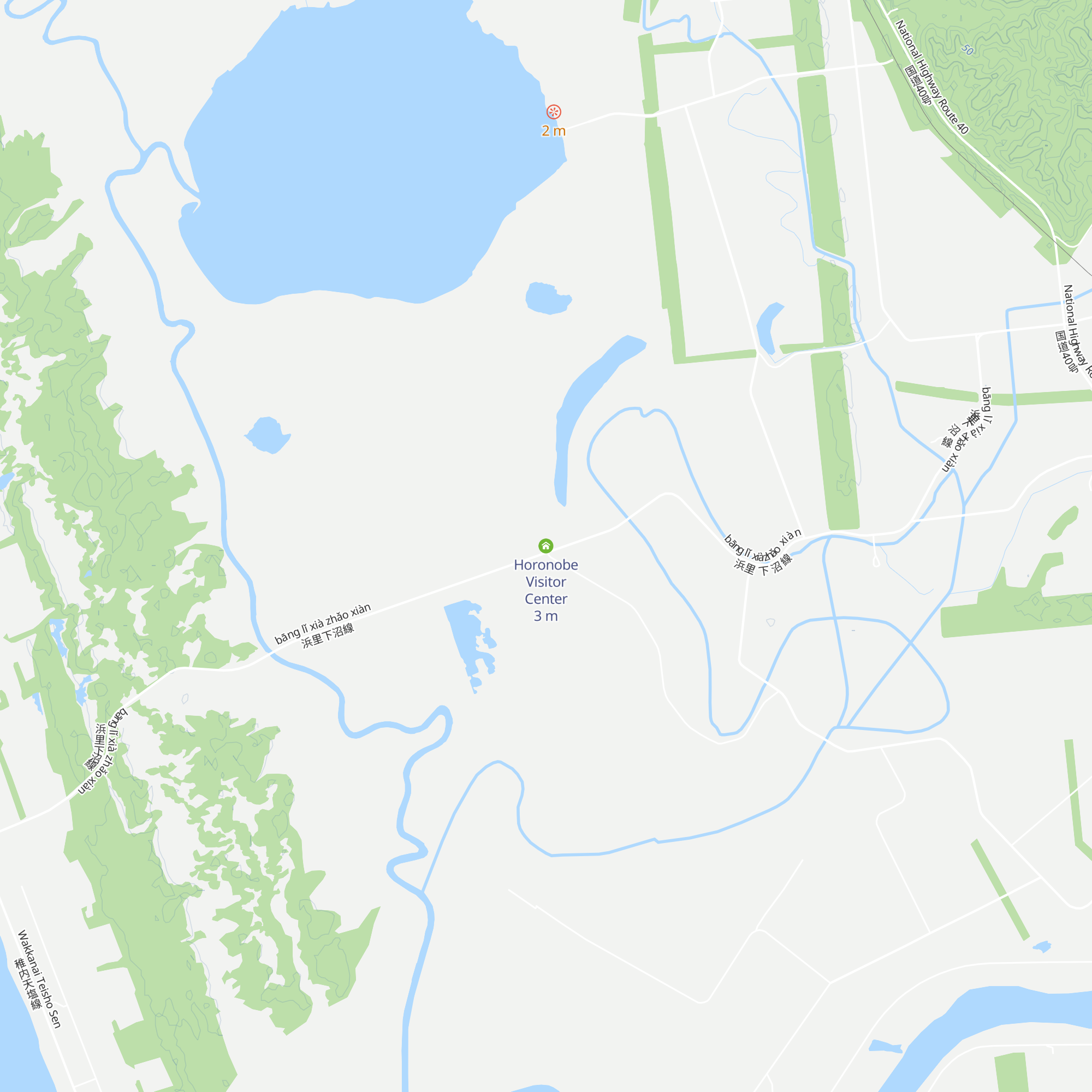 Horonobe Visitor Center map