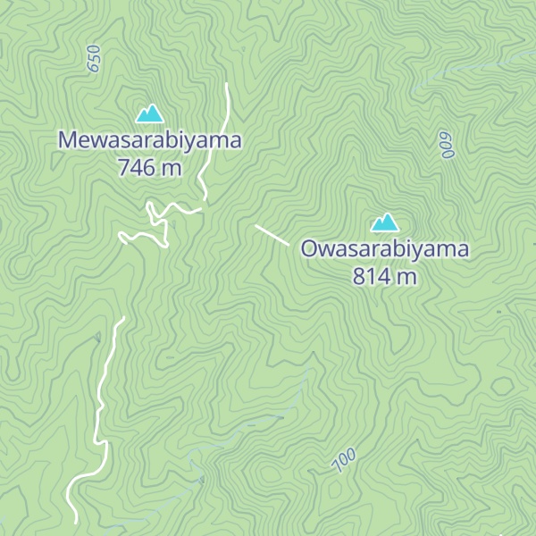 Map of Onna-wasarabi-yama