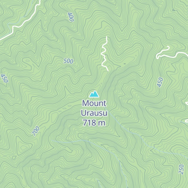 Map of Mount Urausu