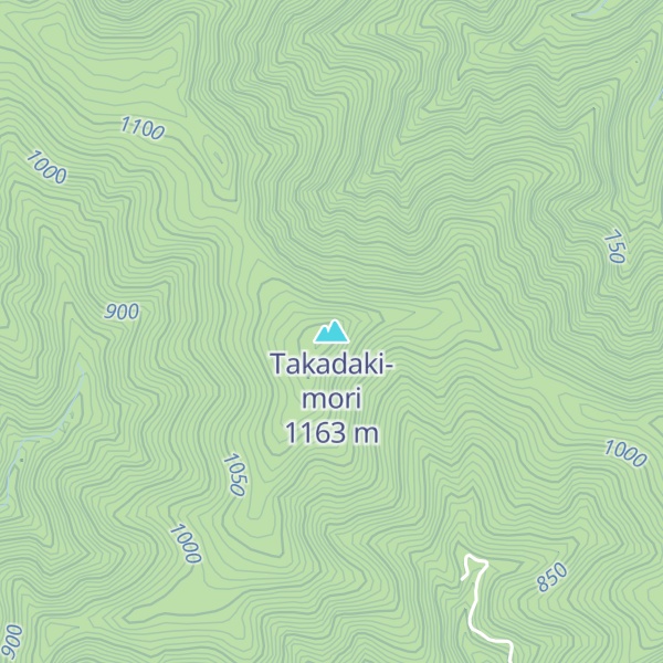 Map of Takadaki-mori