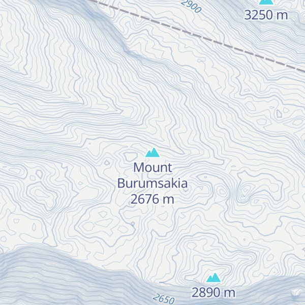 Map of Mount Burumsakia