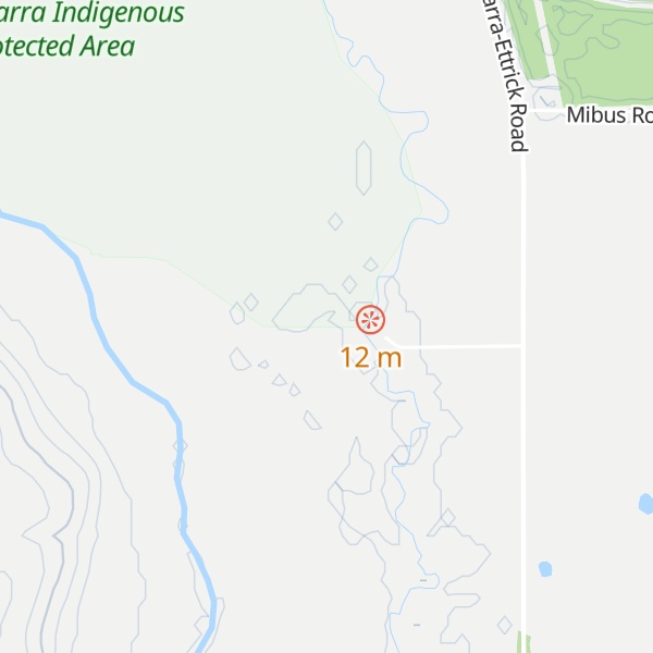 Map of Recreated indigenous stone huts